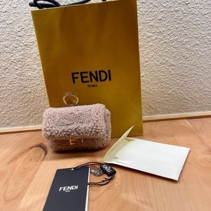 Fendi nano baguette sheepskin
